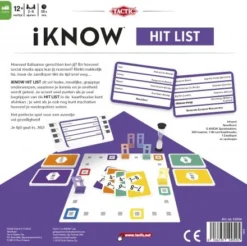 IKNOW Hitlist -Bekend Speelgoeds Winkel iknow hilist bordspel tactic 53954 1 1