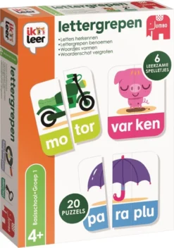 Jumbo 19569 Ik Leer Lettergrepen -Bekend Speelgoeds Winkel jumbo 19549 ik leer lettergrepen educatief spel