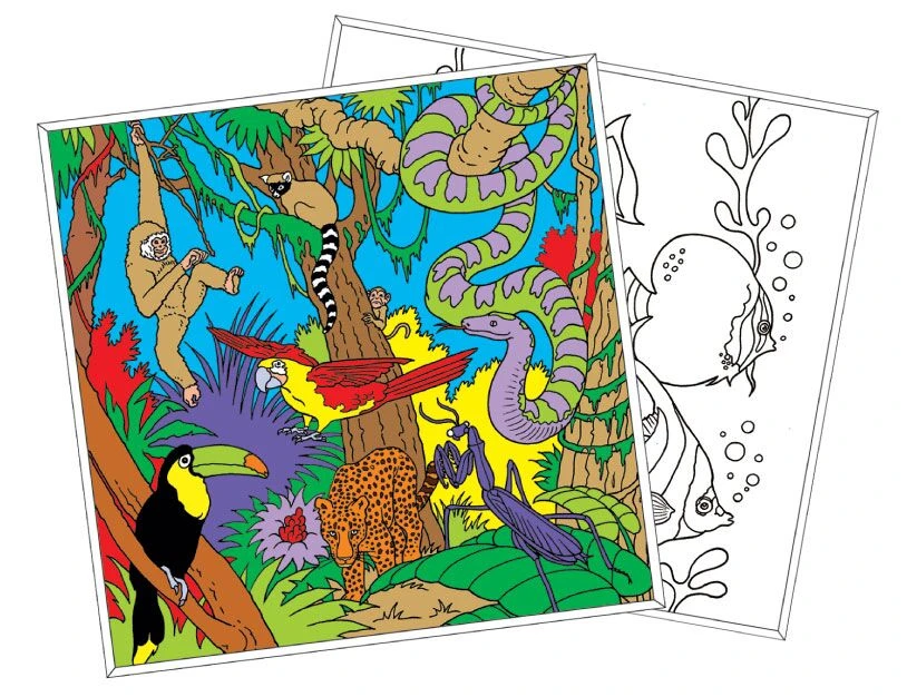 Kleurboek Colouring Book 4 Kleurboek Colouring Book - Afbeelding 4