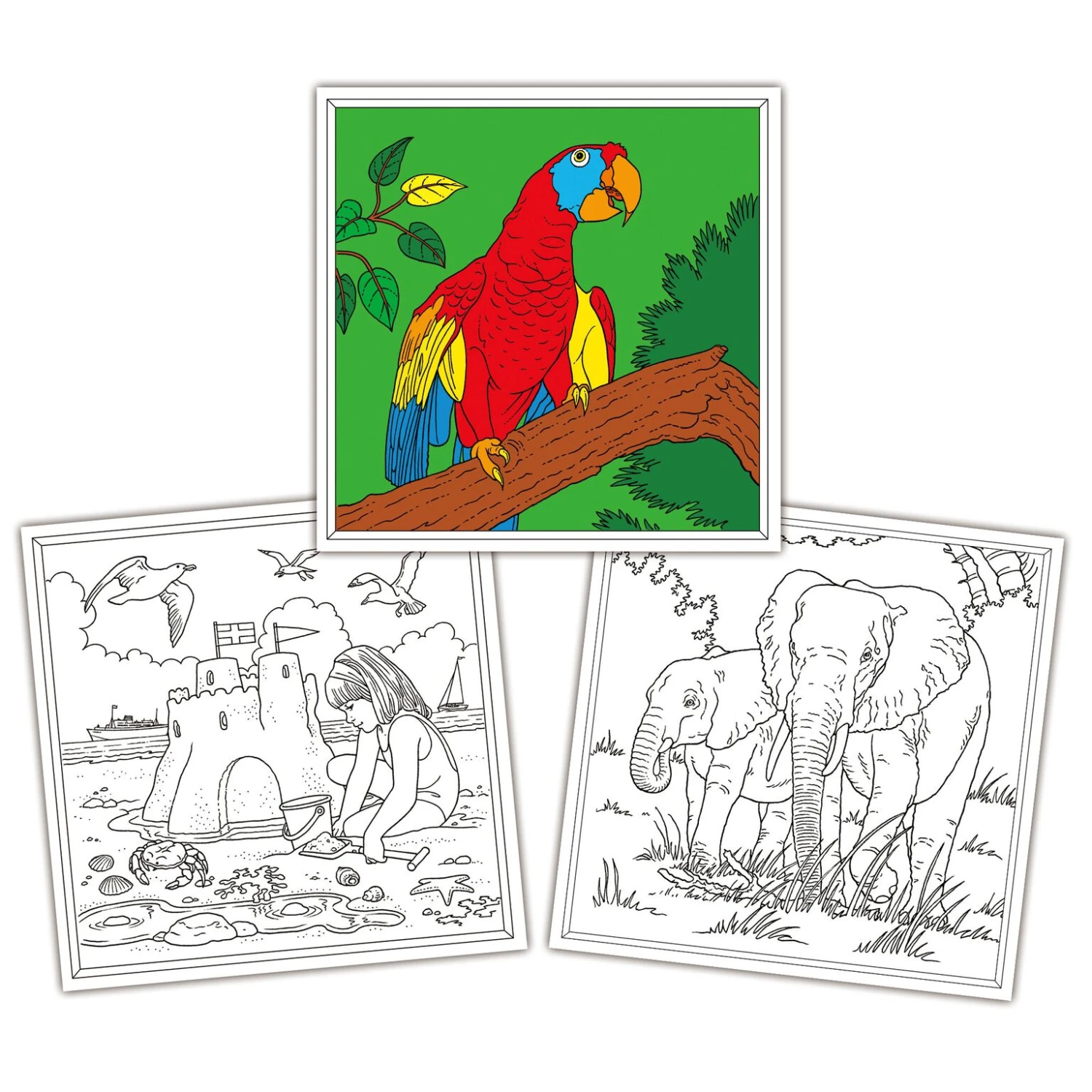 Kleurboek Colouring Book 3 Kleurboek Colouring Book - Afbeelding 3