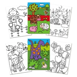 Eerste Kleurboek Met Stickers First Sticker Colouring Book -Bekend Speelgoeds Winkel kleurboek met stickers first sticker colouring book 1 1