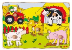 Noppenpuzzel Op De Boerderij