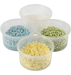 Pearl Clay 3 X 25 G., 38 G. 1 Set Lichtblauw – Lichtgroen – Geel -Bekend Speelgoeds Winkel pearl clay 78726