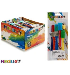 Kwasten- En Sponzenset 6 Stuks- Pincello