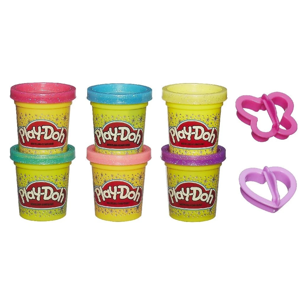 Play-Doh Klei Boetseerklei Sparkle Collection 6-pack PlayDoh 2 Play-Doh Klei Boetseerklei Sparkle Collection 6-pack PlayDoh - Afbeelding 2