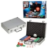 Clowngames Pokerset Aluminium Koffer 200 Delig Pokeren