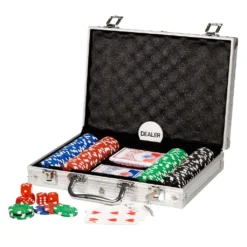 Clowngames Pokerset Aluminium Koffer 200 Delig Pokeren -Bekend Speelgoeds Winkel poker set aluminium koffer 200dlg. clowngames 2