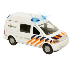 Politiebus, Pull Back Met Licht En Geluid.