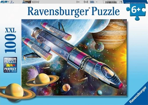 Missie In De Ruimte Kinderpuzzel 100 Stukjes XXL Ravensburger 129393 1 Missie In De Ruimte Kinderpuzzel 100 Stukjes XXL Ravensburger 129393
