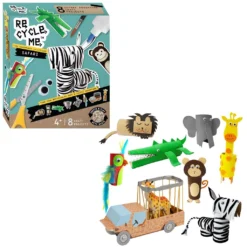 Re-cycle-me Safari Adventures Recycle Set Knutselset -Bekend Speelgoeds Winkel re cycle me safari adventures 2