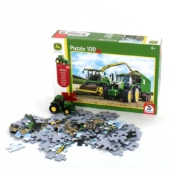 Schmidt 56315 Kinderpuzzel John Deere 6195M Puzzel 100st -Bekend Speelgoeds Winkel schmidt puzzel 56315 john deere 6195M tractor hakselaar 8500i
