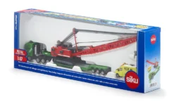 Siku 1834 Transport Zwaar Materieel Dieplader Met Hijskraan  -Bekend Speelgoeds Winkel siku 1834 transport zwaar materieel 3