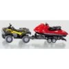 Siku 2314 Quad Met Aanhangwagen Met Jetski Schaal 1:50