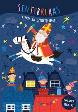 Sinterklaas Kleur- Doe- En Spelletjesboek Van Sint Met Stickers 1 Sinterklaas Kleur- Doe- En Spelletjesboek Van Sint Met Stickers