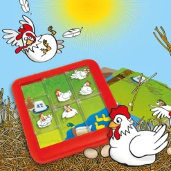 Smart Games SmartGames Chicken-Shuffle Denkspel Smart-Games -Bekend Speelgoeds Winkel smartgames chicken shuffle smat games denkspel sg436 1