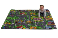 Speelkleed CityLife Speeltapijt 95 X 200cm Speelmat -Bekend Speelgoeds Winkel speelkleed city life speelactief.nl 1 1