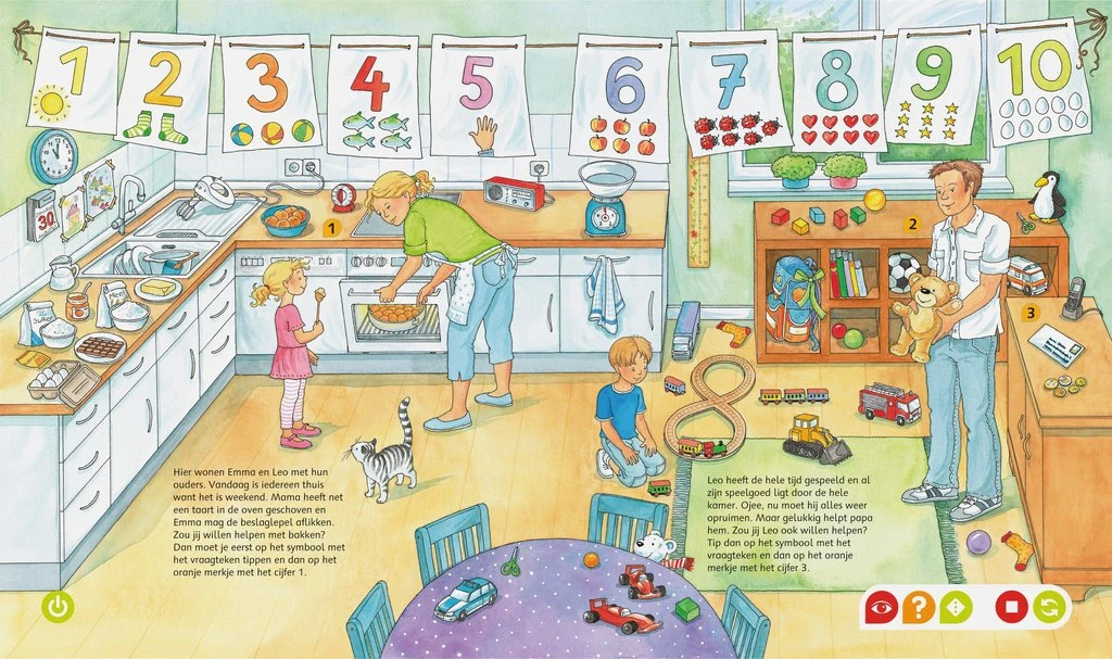 Tiptoi Boek “Mijn Leer-spel-avontuur: Eerste Getallen” 3 Tiptoi Boek “Mijn Leer-spel-avontuur: Eerste Getallen” - Afbeelding 3