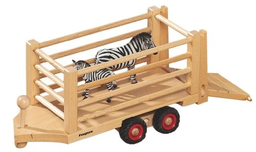 Houten Trailer Voor Jeep Fagus 2 Houten Trailer Voor Jeep Fagus - Afbeelding 2