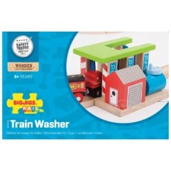 BigJigs BJT250 Rail Trein Wasstraat -Bekend Speelgoeds Winkel trein wasstraat bigjigs bjt 250 3