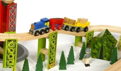 BigJigs BJT280 Houten Trein Cement Silo -Bekend Speelgoeds Winkel treinset bouwterrein bigjigs bjt019 2