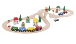 BigJigs BJT012 Treinset Grote Acht Houten Trein