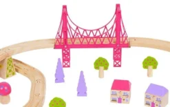 BigJigs BJT023 Treinset Grote Sprookjesstad -Bekend Speelgoeds Winkel treinset sprookjesstad bigjigs bjt023 2