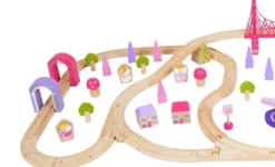 BigJigs BJT023 Treinset Grote Sprookjesstad -Bekend Speelgoeds Winkel treinset sprookjesstad bigjigs bjt023 3