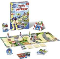 Veilig In Het Verkeer Kinderspel Ravensburger Spellen -Bekend Speelgoeds Winkel veilig in het verkeer ravensburger leerspel 2