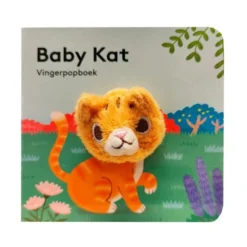 Vingerpop Boekje Baby Kat Baby/Peuterboek