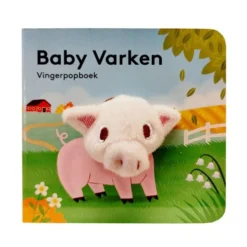 Vingerpop Boekje Baby Varken Baby/Peuterboek