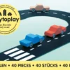 WayToPlay King Of The Road Rubber Flexibele Autobaan 40-dlg