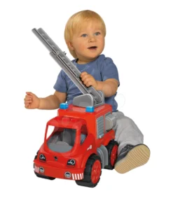 BIG Power Worker Midi Brandweer Ladderwagen -Bekend Speelgoeds Winkel zandbakauto big power worker brandweerwagen big 56834 2